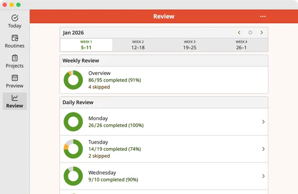 Screenshot of Homemaking App review page on macOS